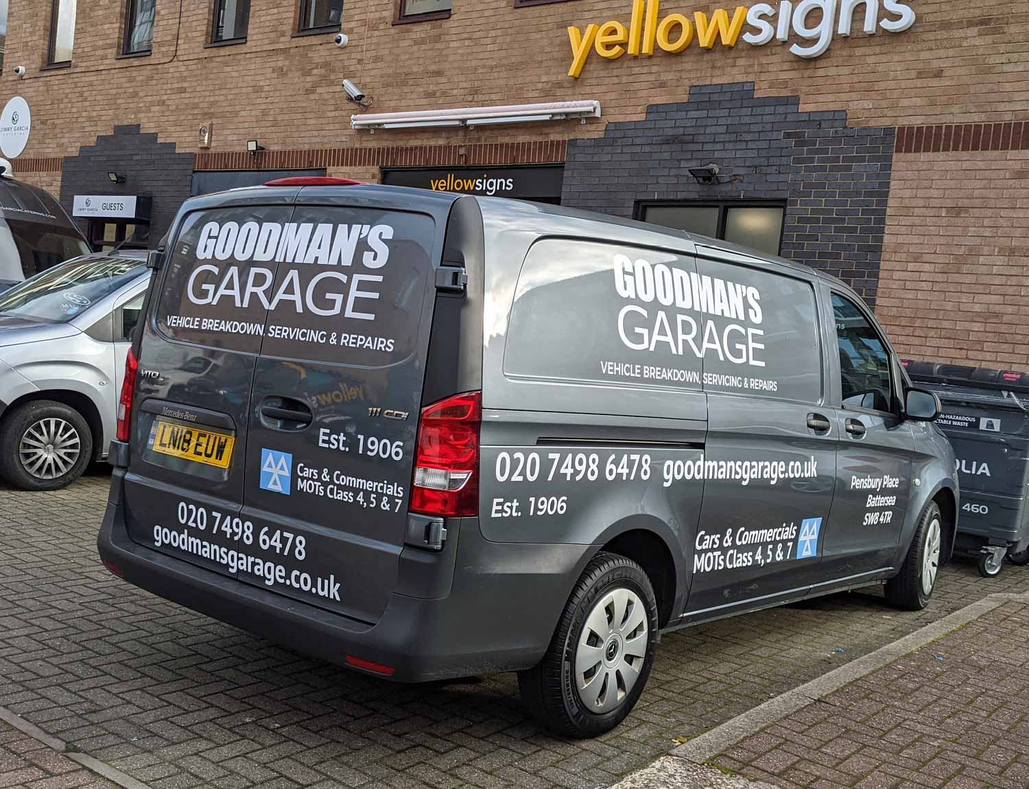 Cut Vinyl & Full Colour Vinyl Van Graphics